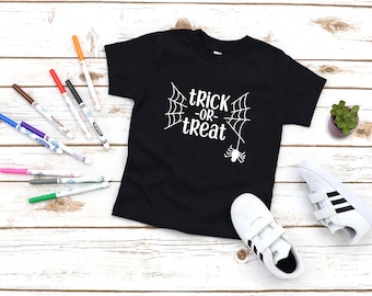 Trick or Treat Kids tshirt for kids, Halloween tee, Halloween shirt for kids, youth halloween tee, trick or treat kids tshirt