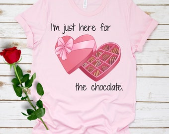 Chocolate Is My Valentine Shirt, Funny Valentine's Day Shirt, Chocolate Lover Shirt, Chocolate Lover Gift, Chocolate T-shirt, Funny Shirt