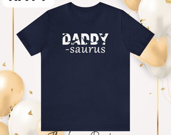 Daddysaurus Birthday T-Shirt, Dinosaur Kids Party Shirt, Personalized Jurassic Theme Tee, Gift for Dino Lover, dada saurus, dino daddy