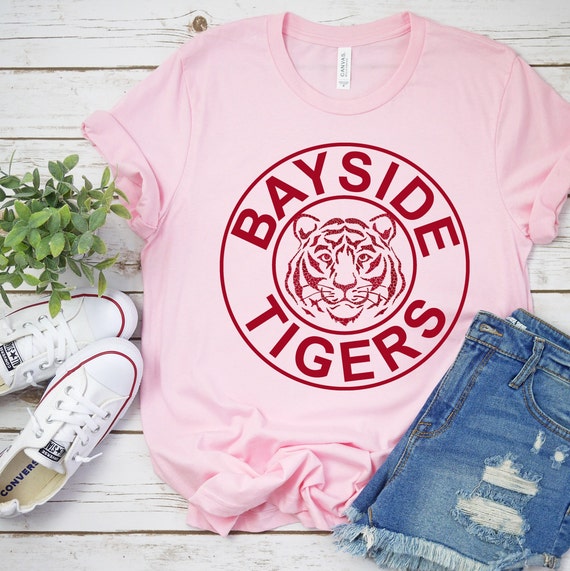 Bayside Tigers Tee, Saved by the Bell, Bayside, Zack Morris, AC Slater, 90's shirts, Funny shirts, TV tees, Bayside Tigers tshirt