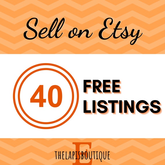 40 Listing Free 40 free new account 40 free account registration sign up free listing etsy shop etsy new shop free account free listing