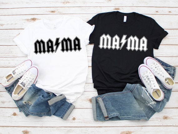 ACDC Mama Shirt, Gift For Mom, Rocker Mama Shirts, ACDC T-shirts, Mom Shirts, Mother's Day Gift Shirt, cute mom shirt, funny mama tshirt