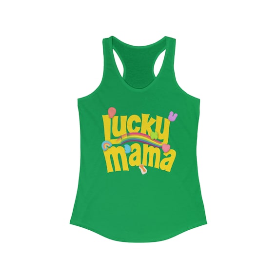 Lucky Mama Retro Lucky Charms tank top, Lucky Mama Shirt, St. Patrick's Day Shirt, Lucky Shamrock Shirt, Patrick's Day Family Matching