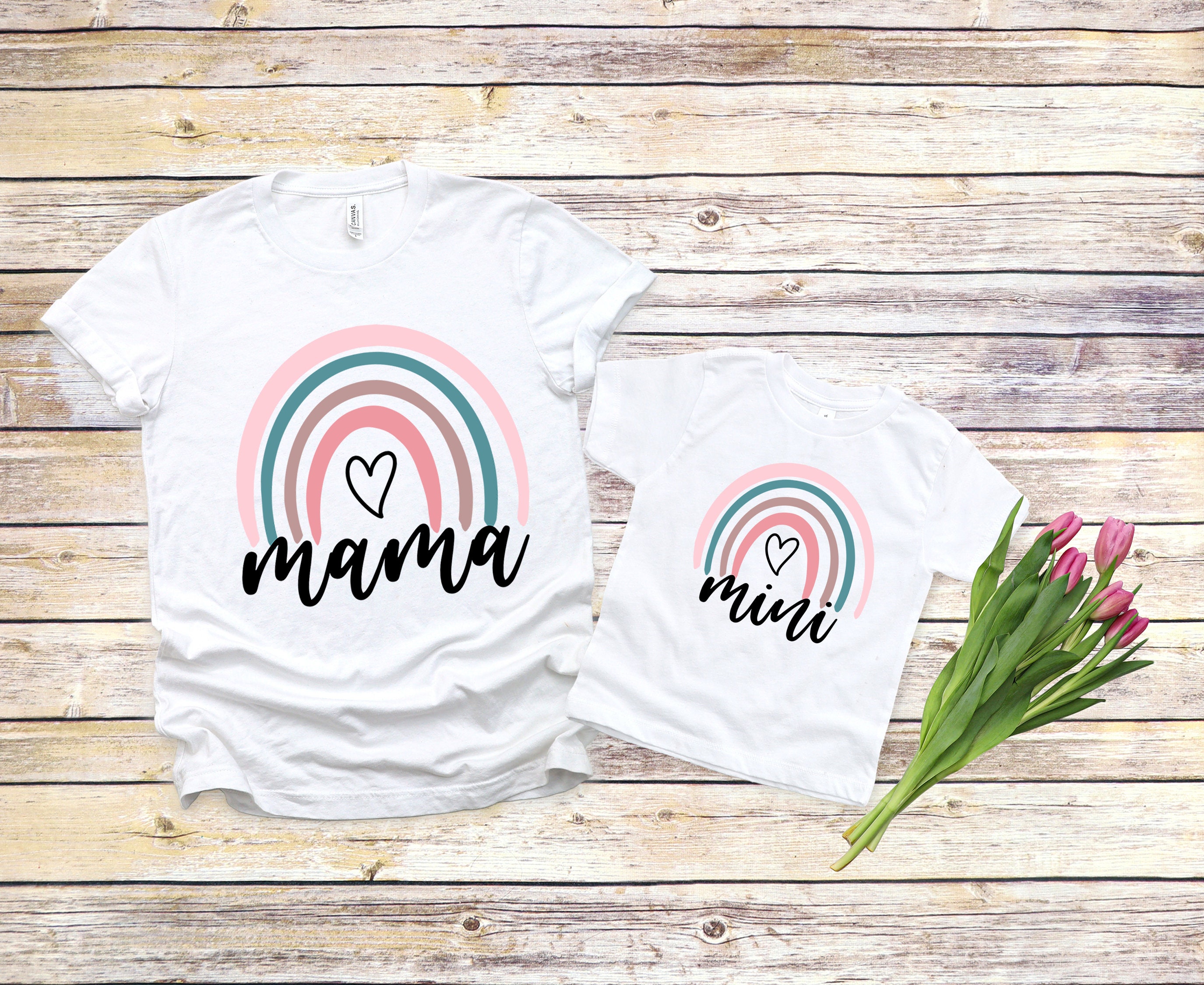mama rainbow shirt