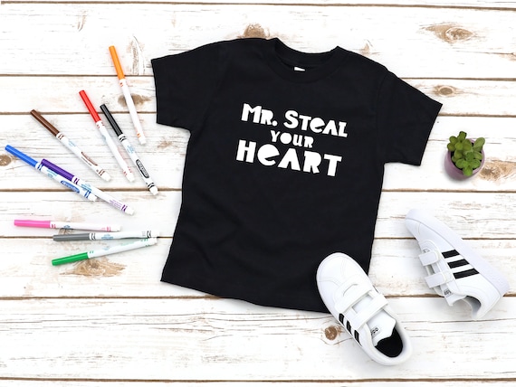 valentine's day kids tshirt, Mr. Steal Your Heart tshirt cute kids valentines day tee, boys tshirt, childrens clothing, youth shirt