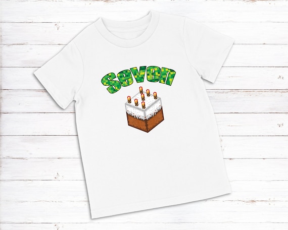 Minecraft Birthday shirt, minecraft birthday, Minecraft bday tshirt, girl minecraft shirt, birthday shirt, boys birthday shirt