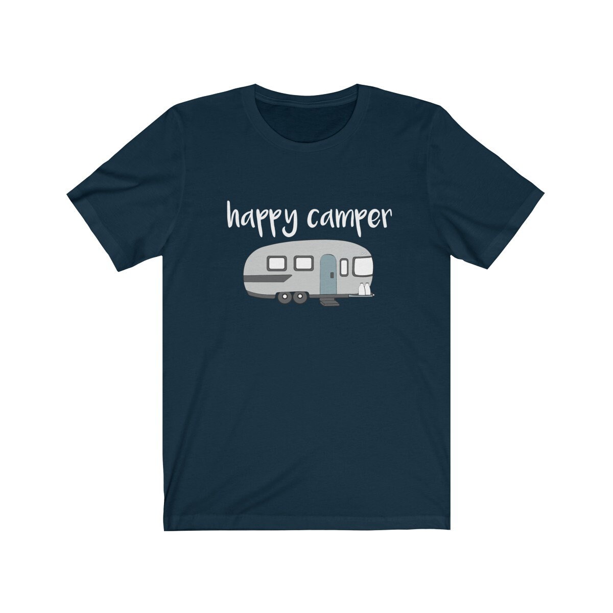 Happy Camper Tshirt Camping Shirt Camper Shirt Womens | Etsy
