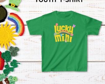 Lucky Mini Kids Retro Lucky Charms Shirt, Lucky Mini St. Patrick's Day Shirt, Lucky Shamrock Shirt, Patrick's Day Family Matching Shirt