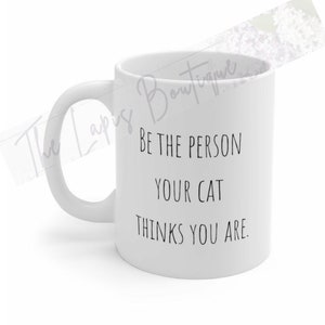 Funny mug for cat lover 11oz gift for her ugly cat lady mugs coffee mug christmas gift white elephant present image 8