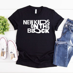 NKOTB Birthday Shirt: New Kids on the Block Logo, Vintage Groupie Tee