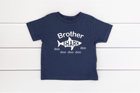 Brother Shark, Baby Shark, Toddler shirt, family shirts, Baby announcement ideas, cute shirt for toddlers kids children big brother