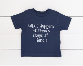 Baby shirt, What Happens at Grandma's, new baby gift, infant shirt, toddler shirt, baby announcement grandparent
