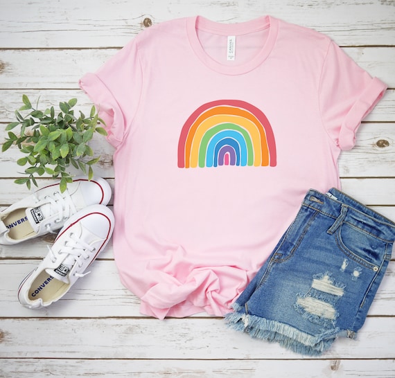 Rainbow Mama tshirt rainbows tee for mom, gift for her, rainbow baby mama shirt, rainbow tshirt, womens clothing, tshirt for mom
