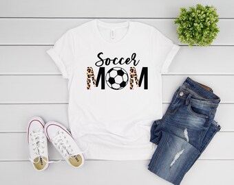 Soccer Mom T-Shirt, Screen Print Graphic Tee