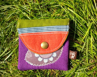 Einzelstück! colorful wallet/small purse/handy purse, unique