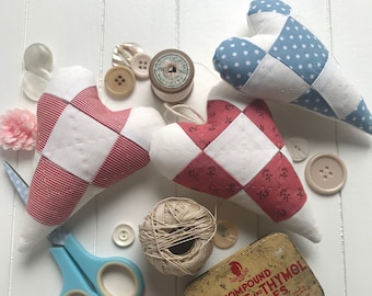 Cutter Quilt Hearts Pattern