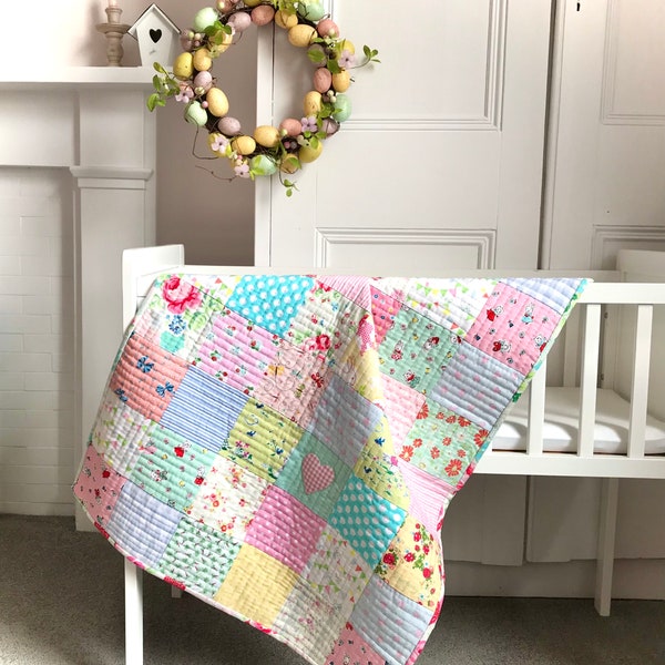 Einfache Baby Quilt Anleitung