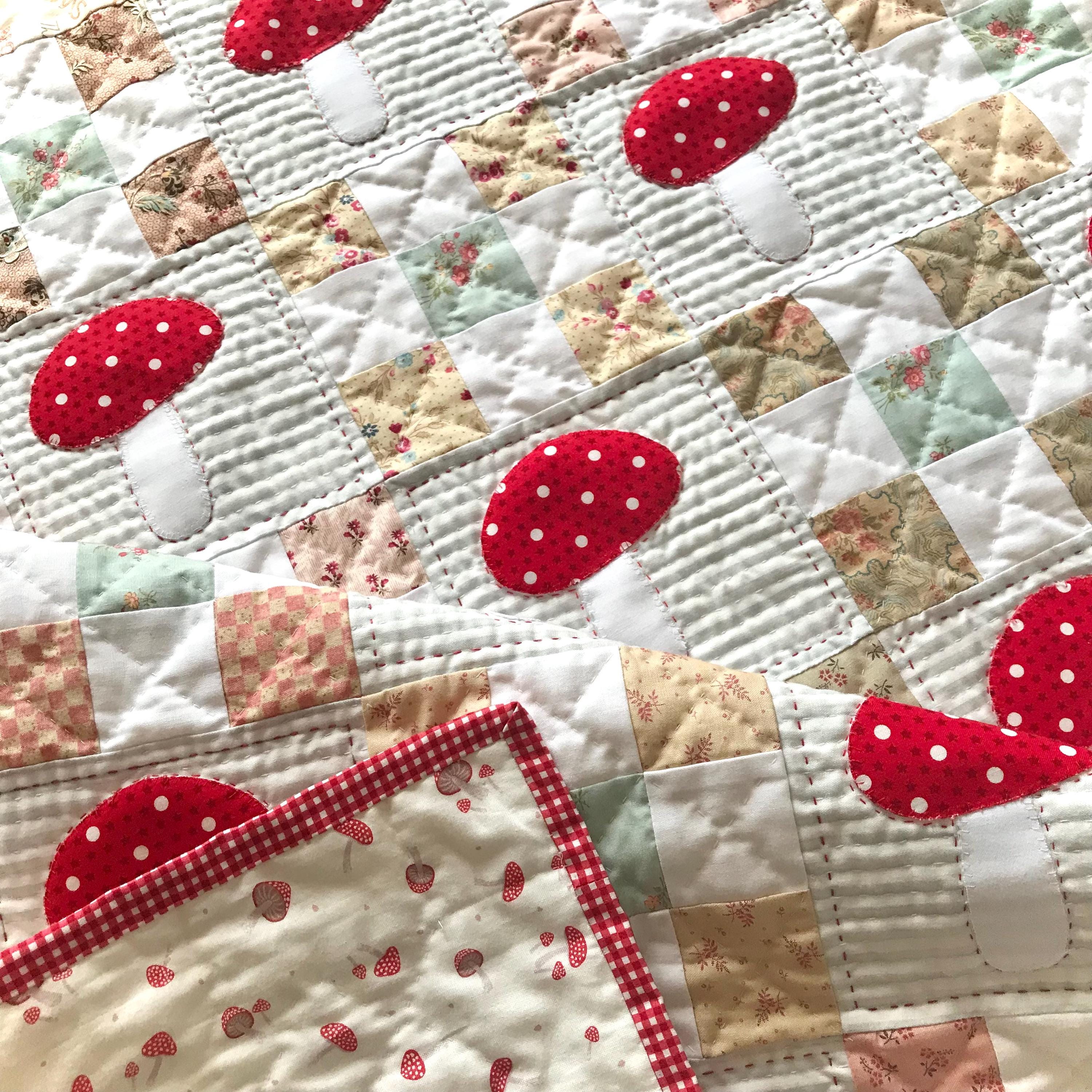 Toadstool Quilt Pattern - Etsy