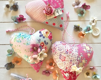 Patchwork Hearts Pattern