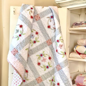 Bloemenkrans quiltpatroon