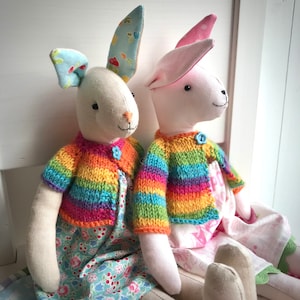 Toys Spring Cardigans Knitting Pattern