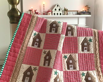 Gingerbread Houses Quilt Pattern