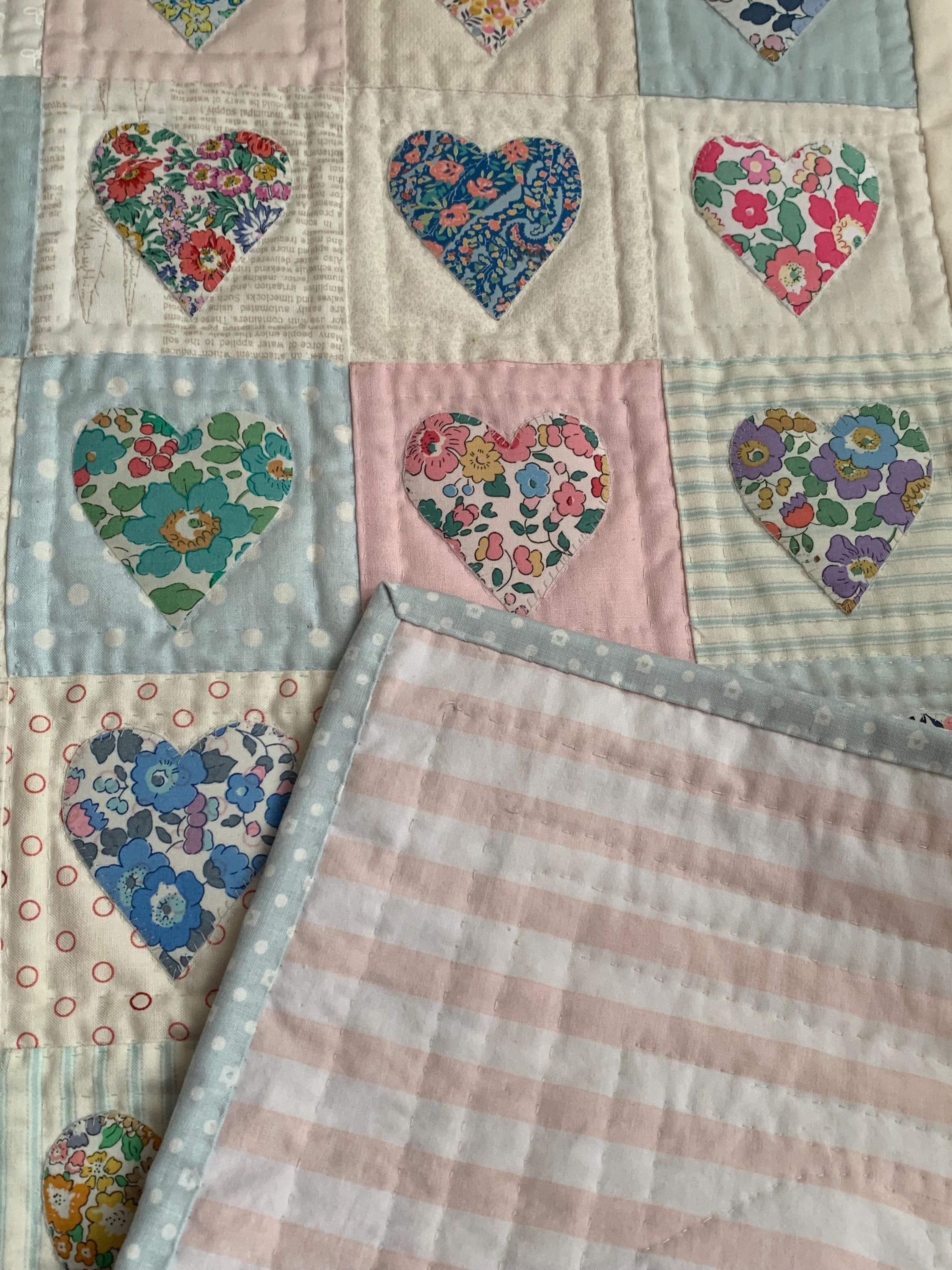Heartstring Quilt Pattern Baby Heartstrings Quilt Pattern - Etsy