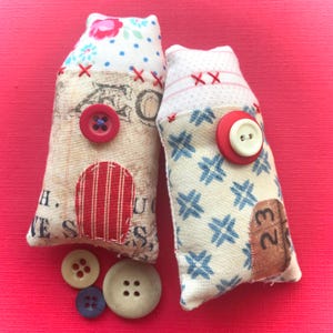Button Houses Pattern - Etsy