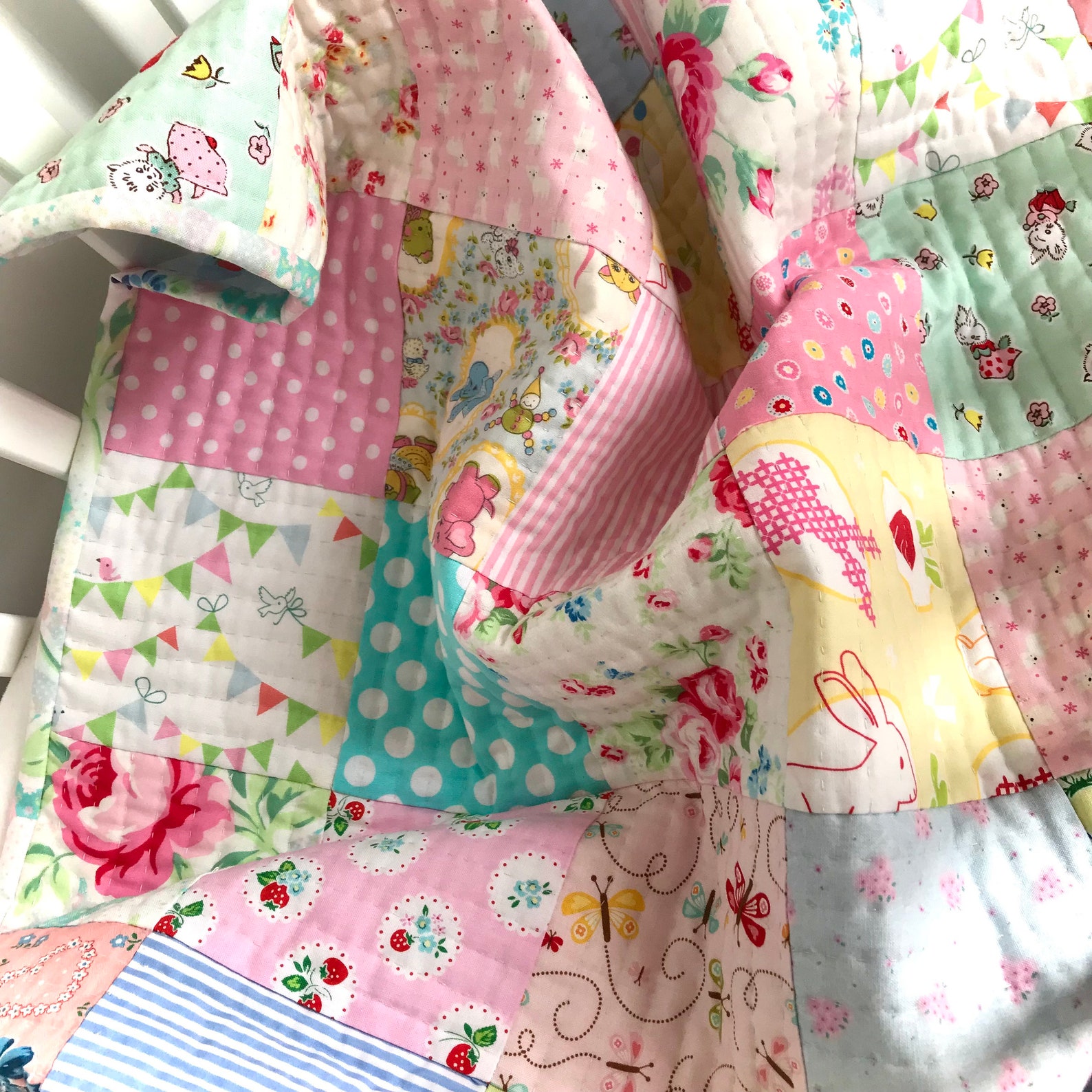 Easy Baby Quilt Pattern Etsy