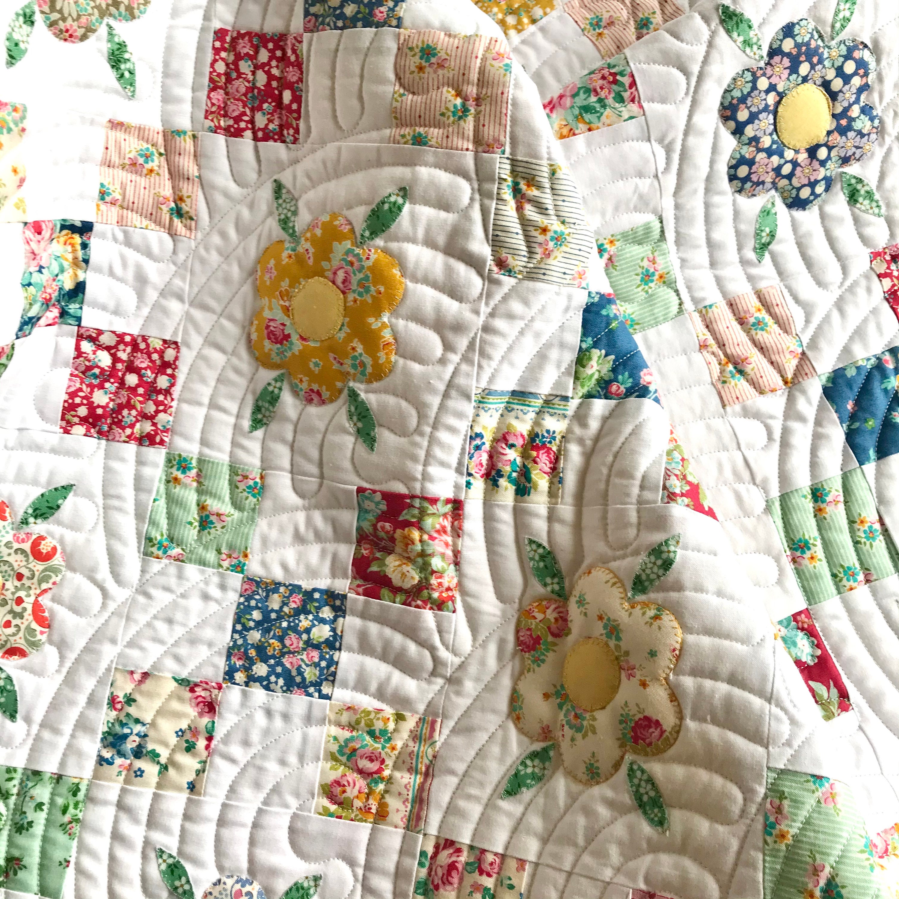 Cottage Garden Quilt Etsy UK
