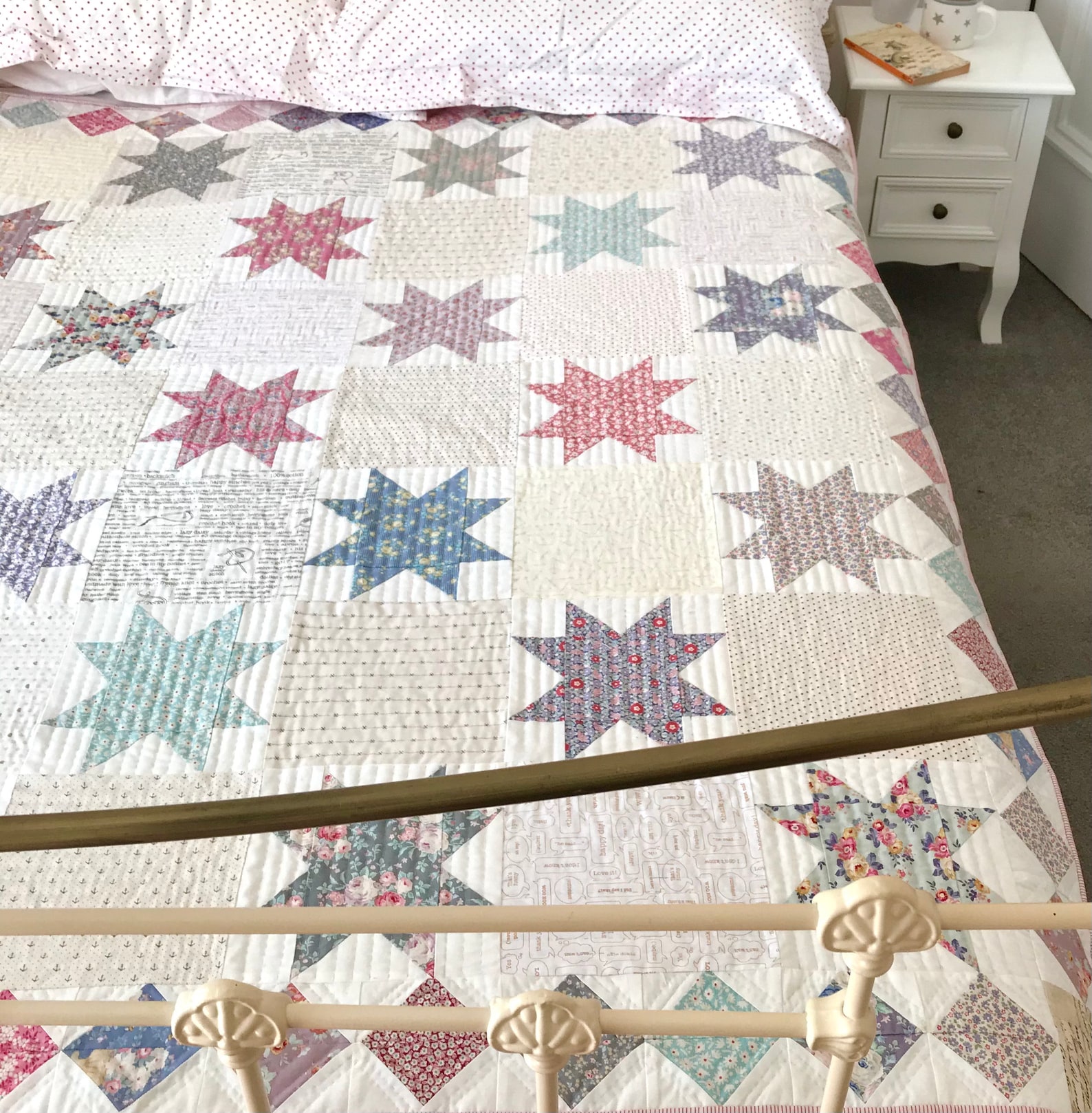 Vintage Stars Quilt Pattern Etsy