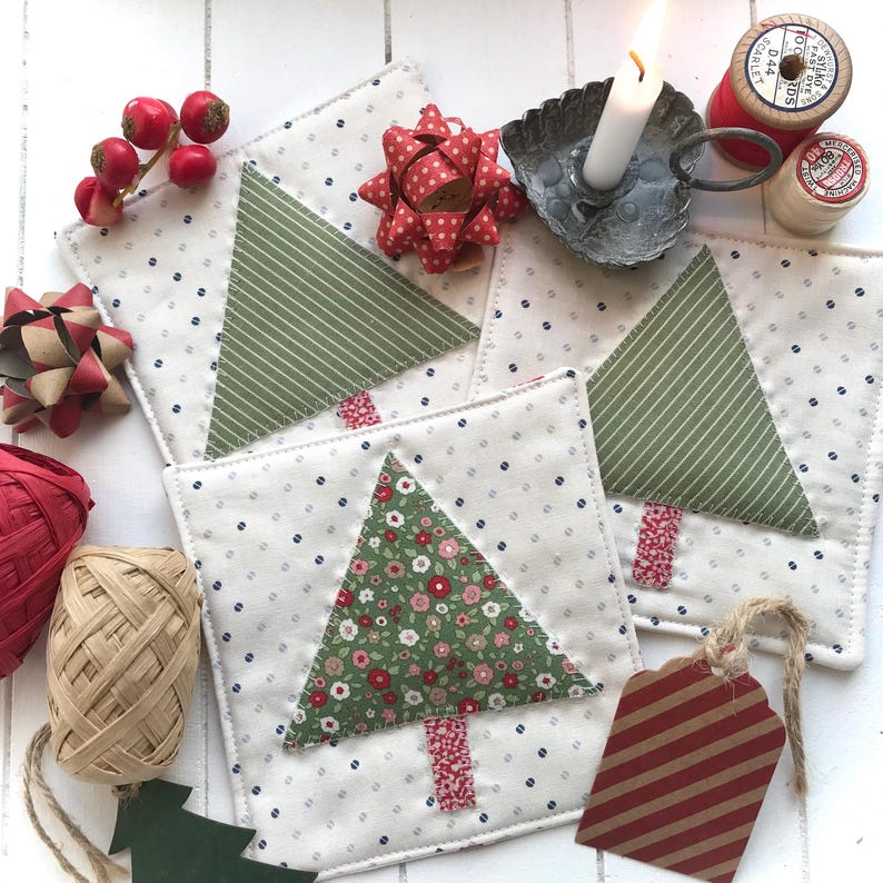 Tree Coaster Pine Tree Coaster Pattern - Etsy