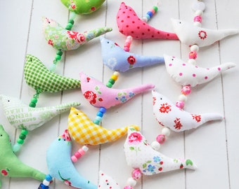Fabric Birds Pattern