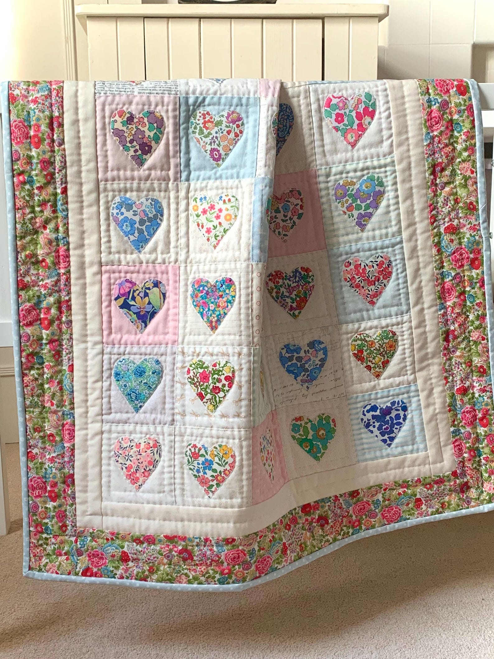 Heartstring Quilt Pattern Baby Heartstrings Quilt Pattern - Etsy