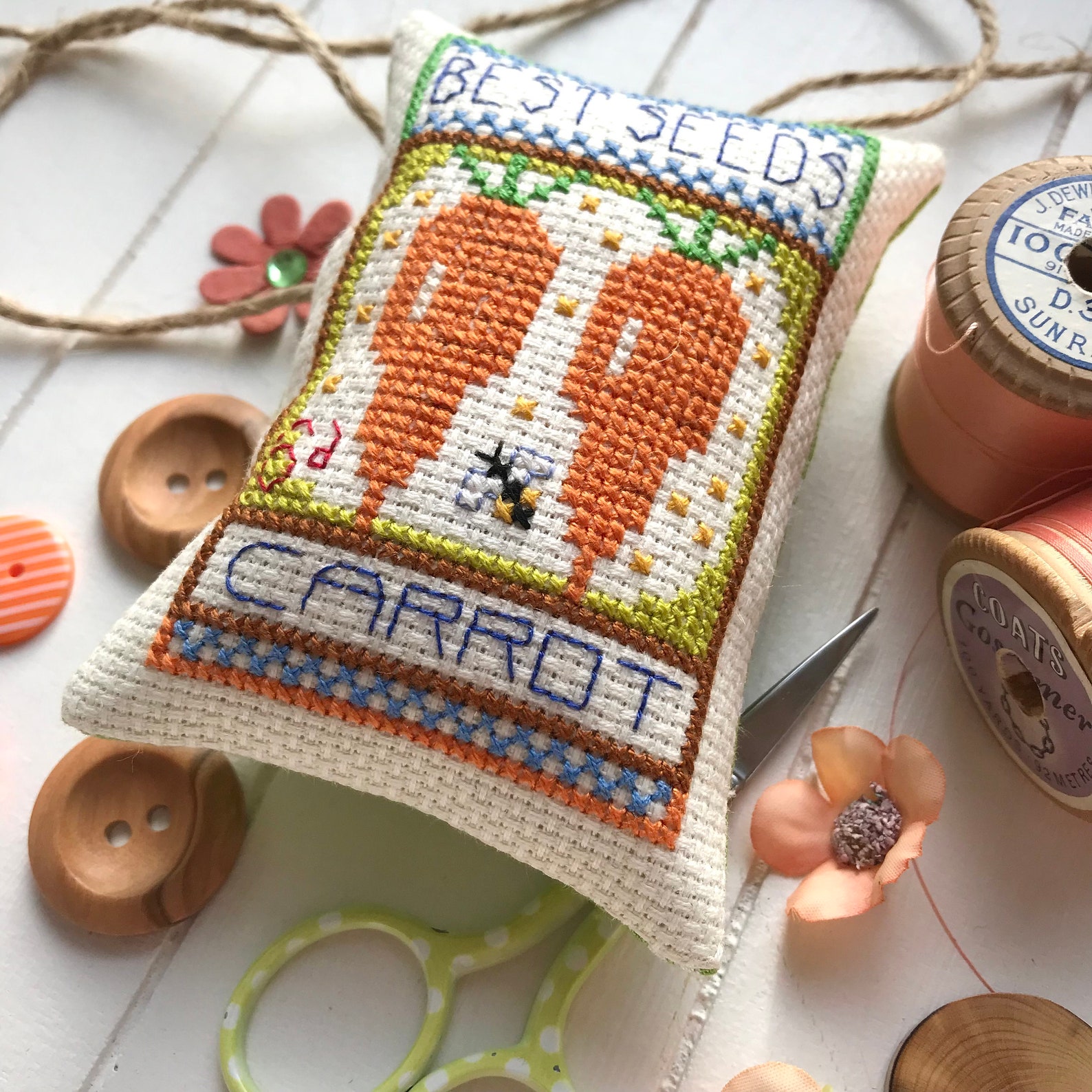 Pachet Pattern Carrot Seed Packet Pattern - Etsy