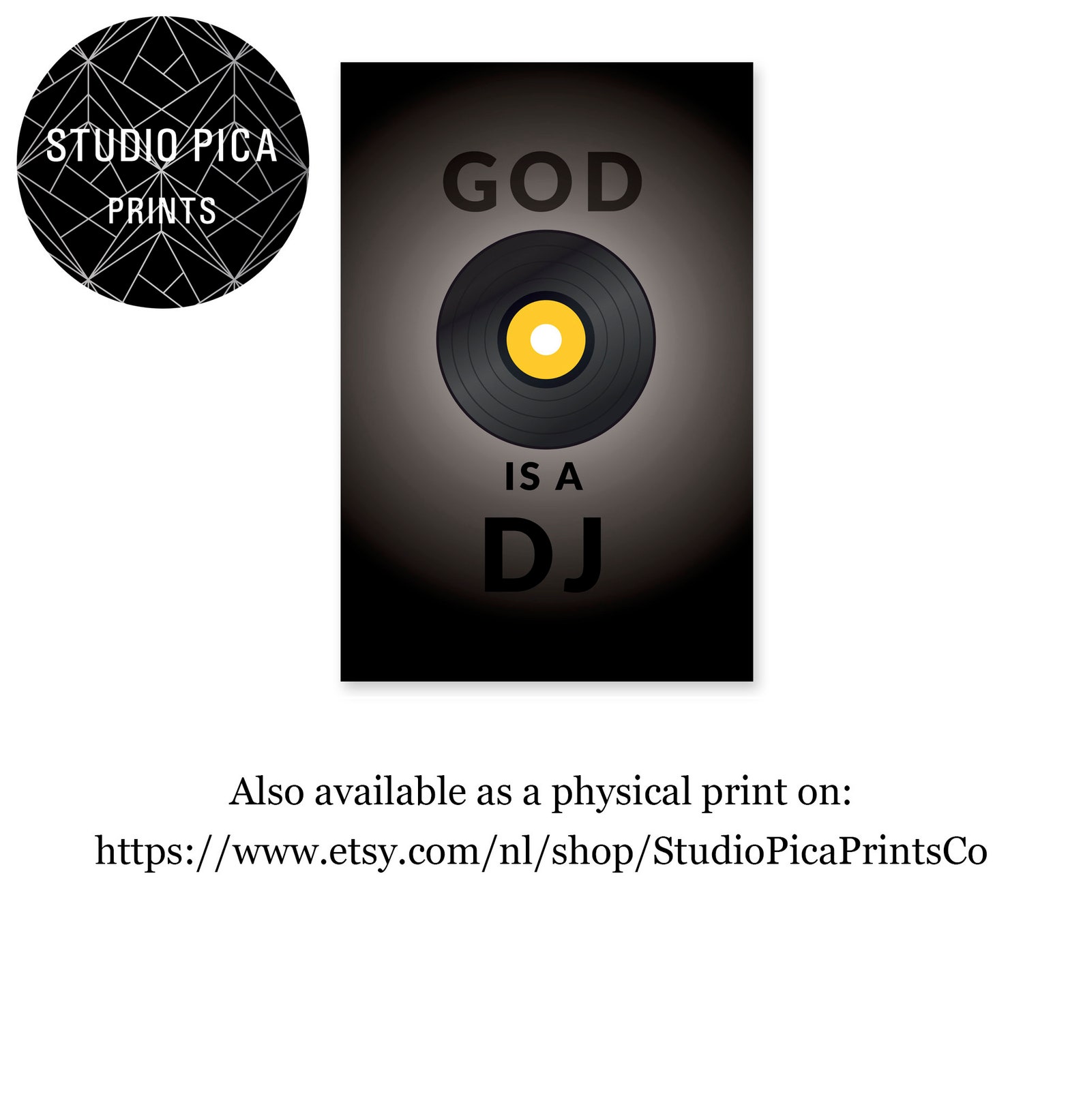 Poster God is a DJ Faithless Lyrics Etsy
