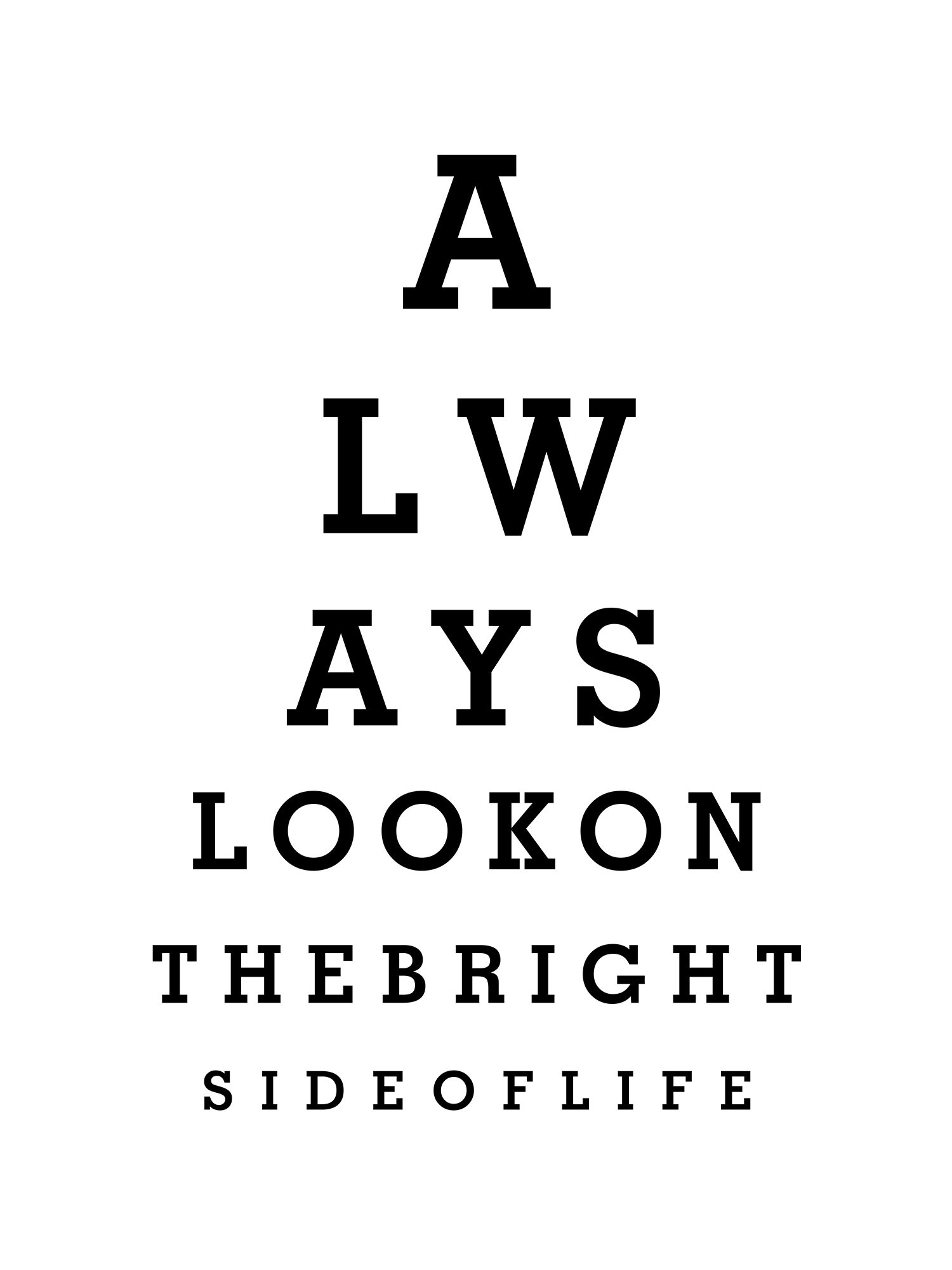 Always Look on the Bright Side of Life Poster, Monty Phyton Quote ...