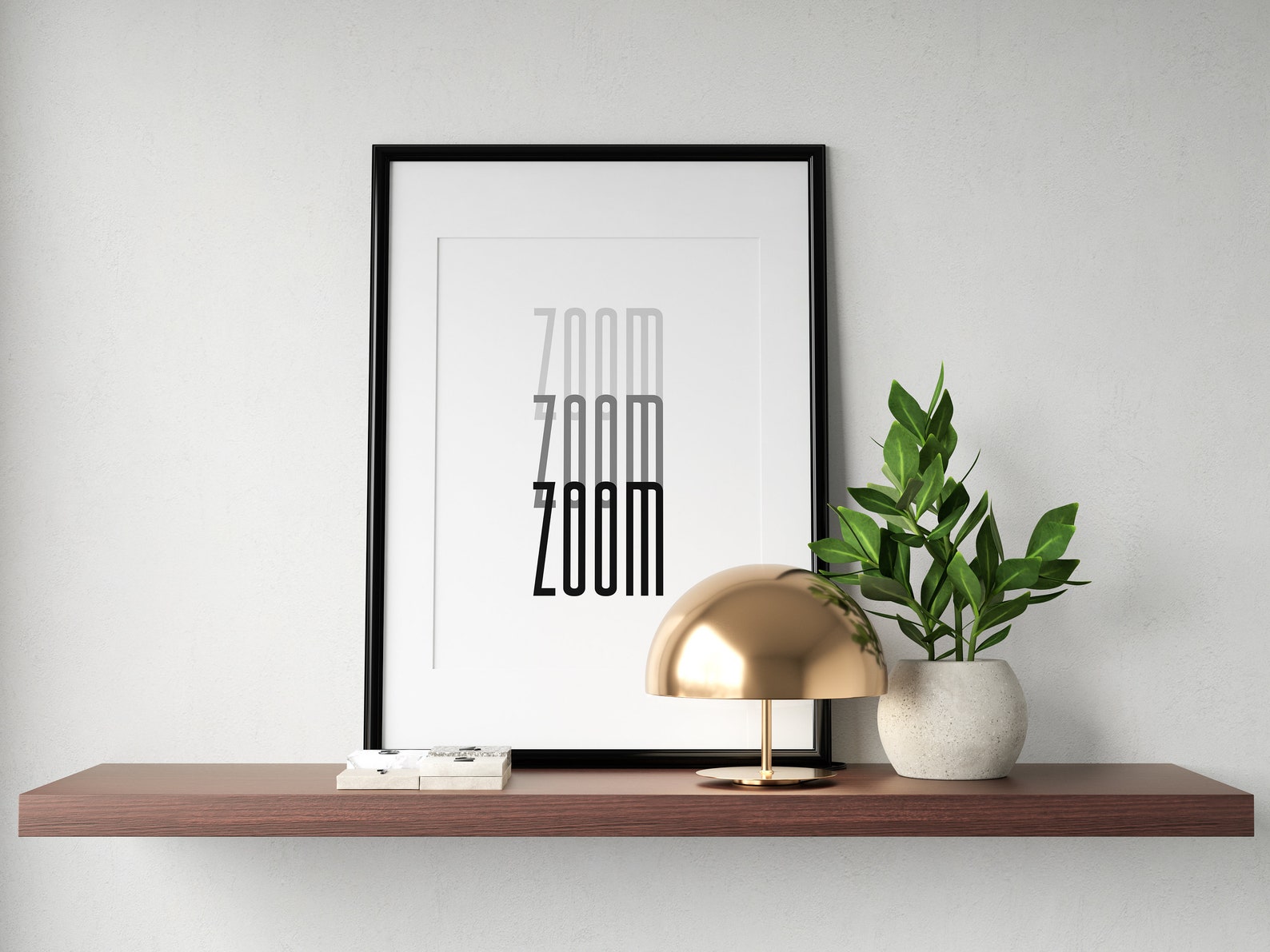 Zoom Zoom Zoom Printable Wall Art Minimalist Home Office | Etsy