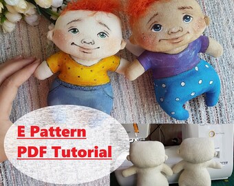 Angel doll sewing pattern Easy doll pattern