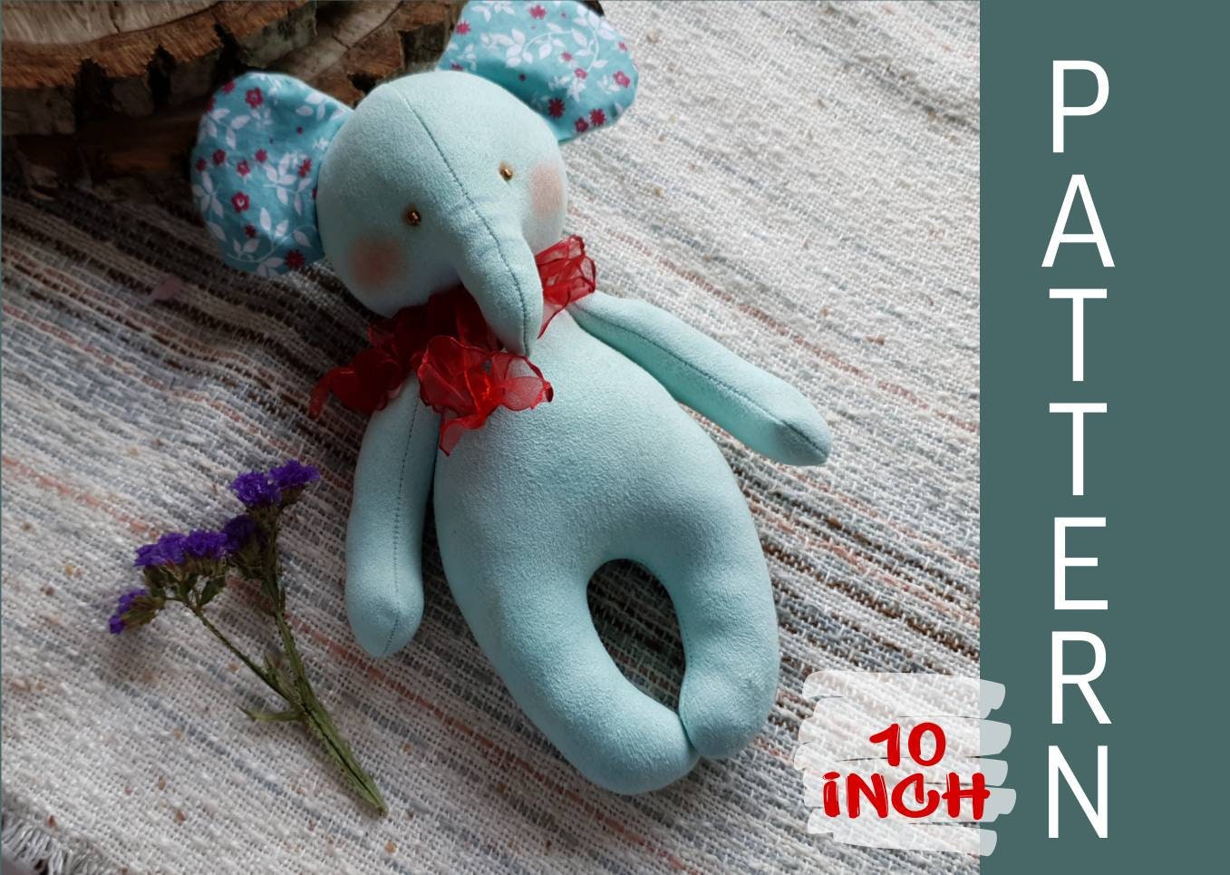 Plush Pattern Elephant Sewing Pattern Elephant Pattern - Etsy