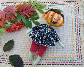 PDF-patroon pompoenpop naaien: herfstdecor DIY (9 inch)
