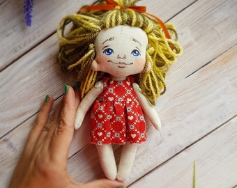 Rag Doll Sewing Pattern: Dress-Up Doll Tutorial (PDF)