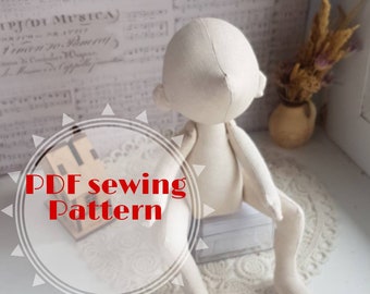 Comment faire un tutoriel de couture PDF pour un corps de poupée en tissu fait main