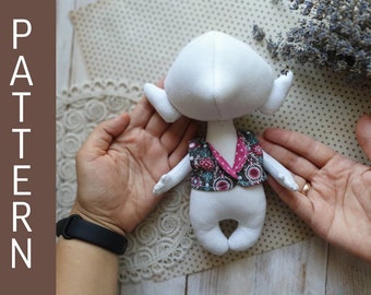 Gnome Patterns, soft gnome doll tutorial PDF sewing