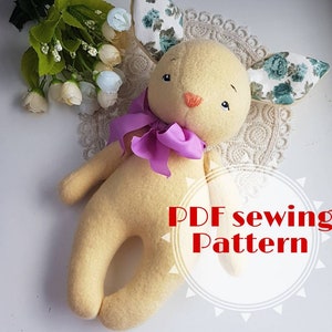 Stuffed Deer Sewing Pattern: DIY Plush Animal (PDF Tutorial)