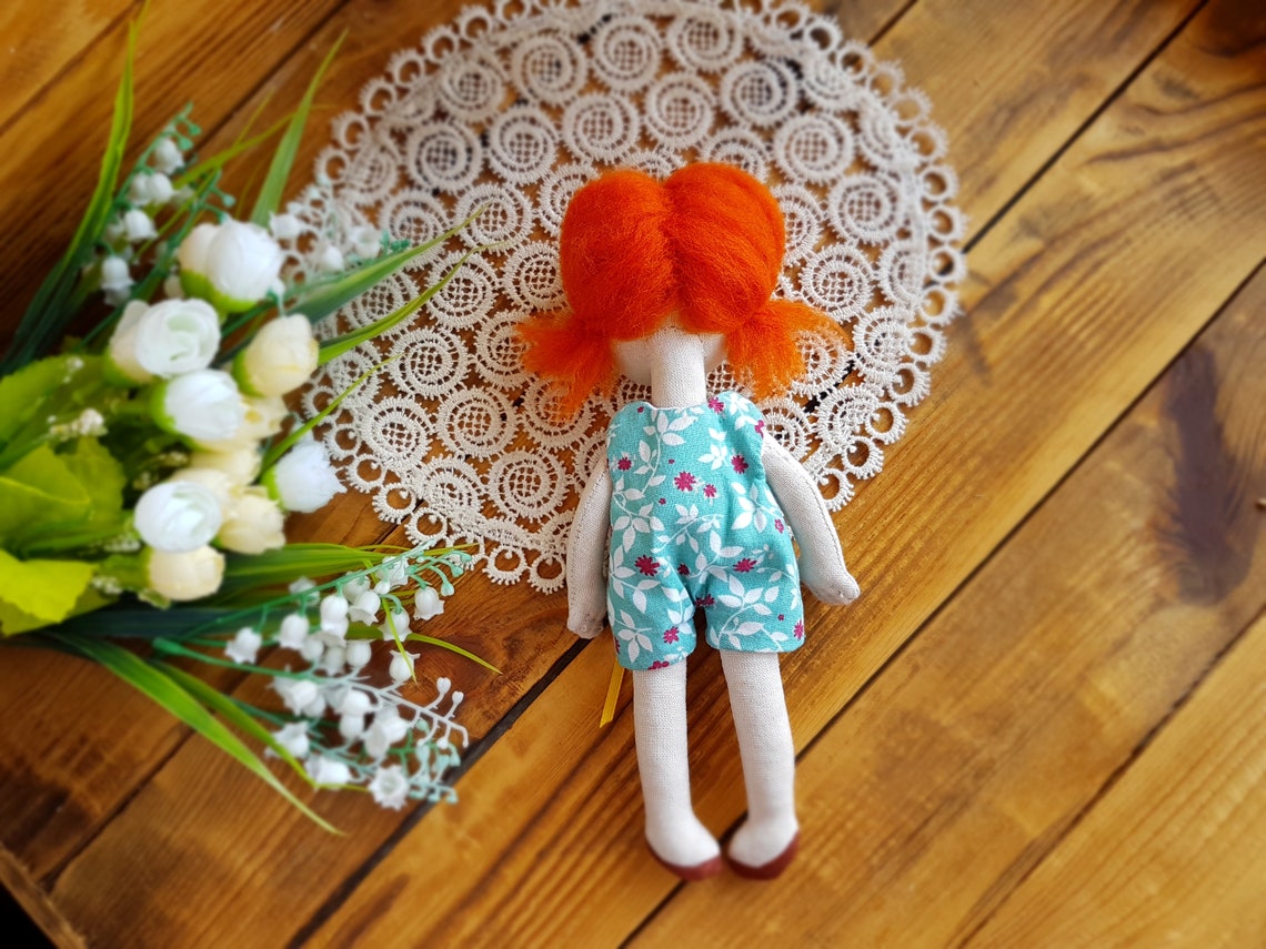 Rag Doll Pattern 8.5 20cm Doll Pattern Doll face | Etsy
