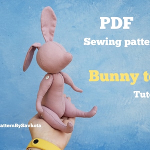 Bunny Rag Doll Sewing Pattern: DIY Stuffed Animal (PDF Pattern)