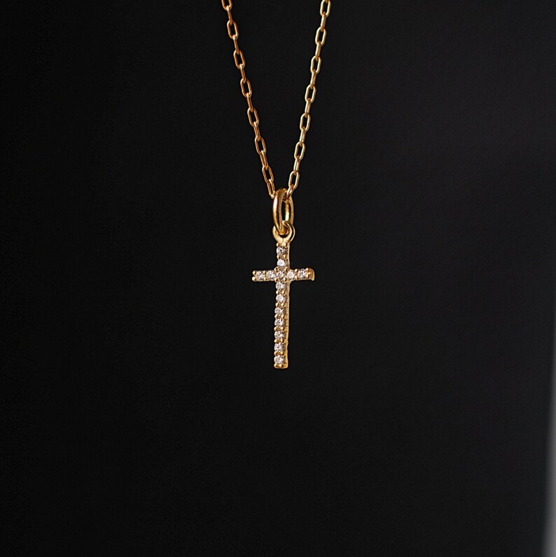 Gold Filled Cross Necklace* Dainty* Gift for her* Feminine* Dainty necklace* 14K Gold Filled jewelry