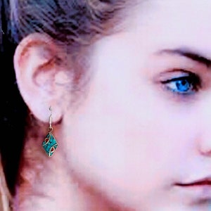 amazing natural turquoise earrings,coral earrings,silver plated ,nepali earrings,modern design earring,tibetan earring,gift for love one,