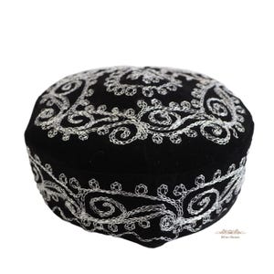 Ethnic hat 60-61cm XXL man large kufi cap tubeteika tribal fez pillbox taqiyah kippah fez kipa kente takke yoga vegan skullcap headwear gift